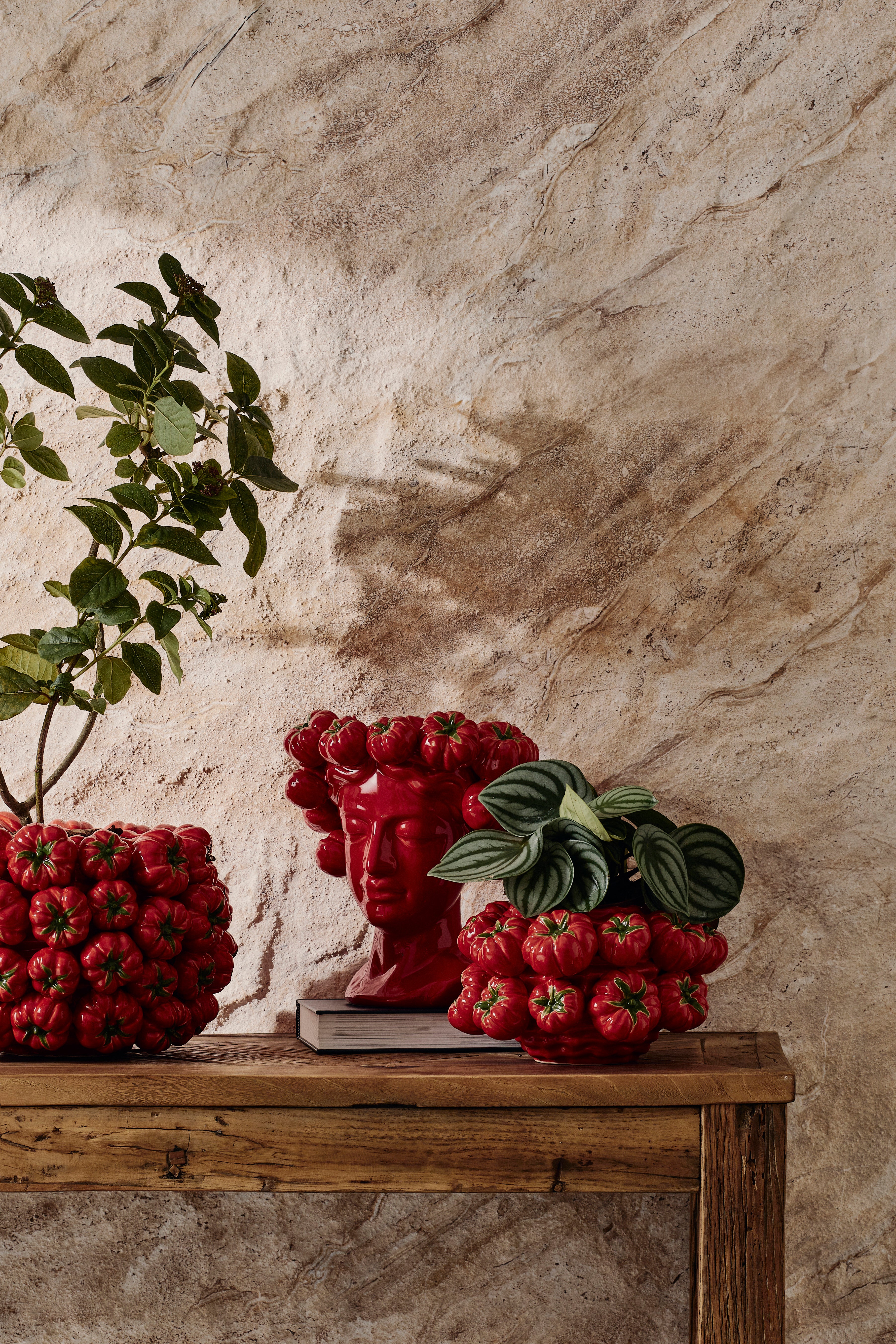 VASO GAZPACHO ROSSO TONDO D26