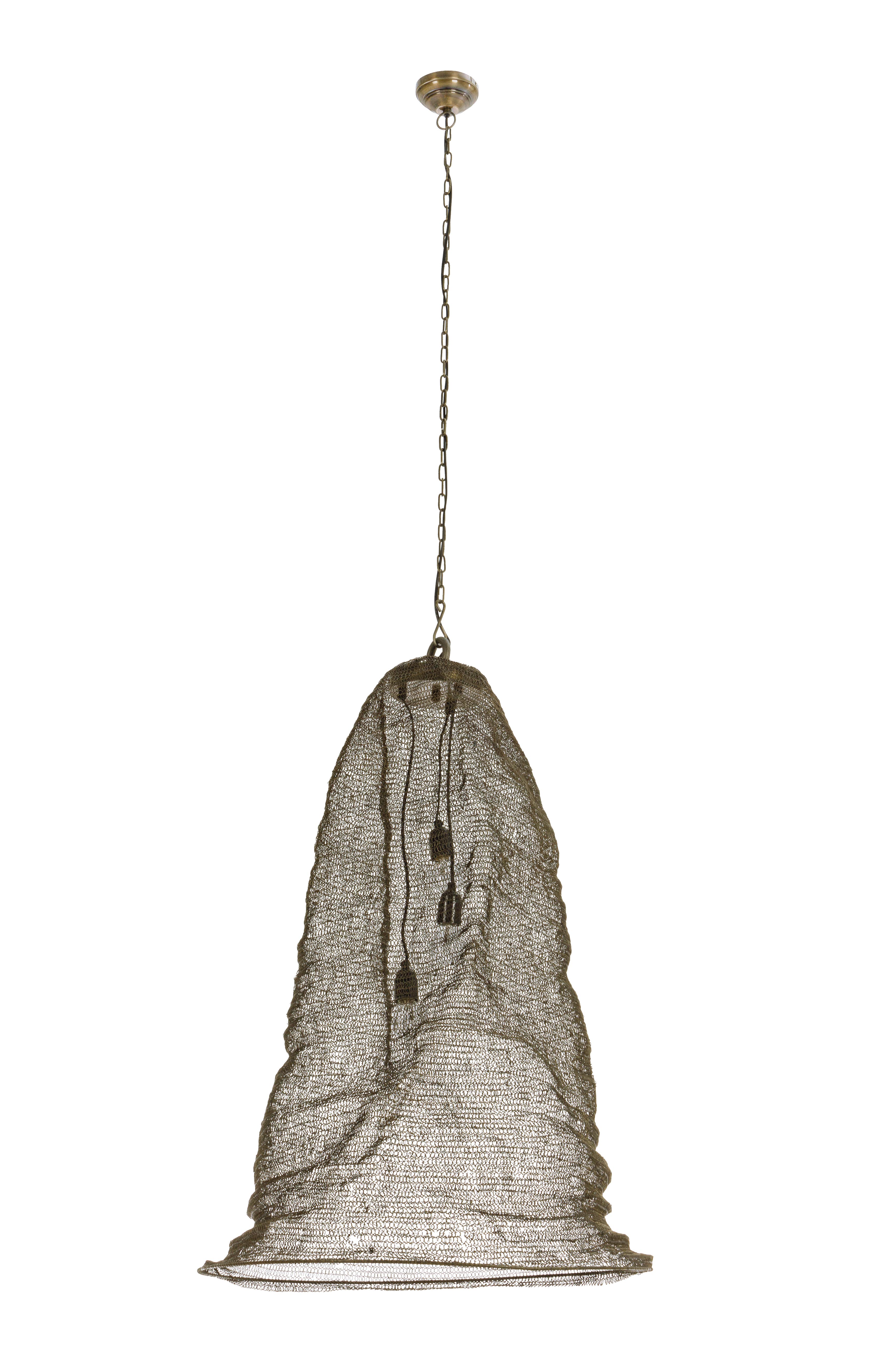 LAMPADARIO AMISH LONG BRASS