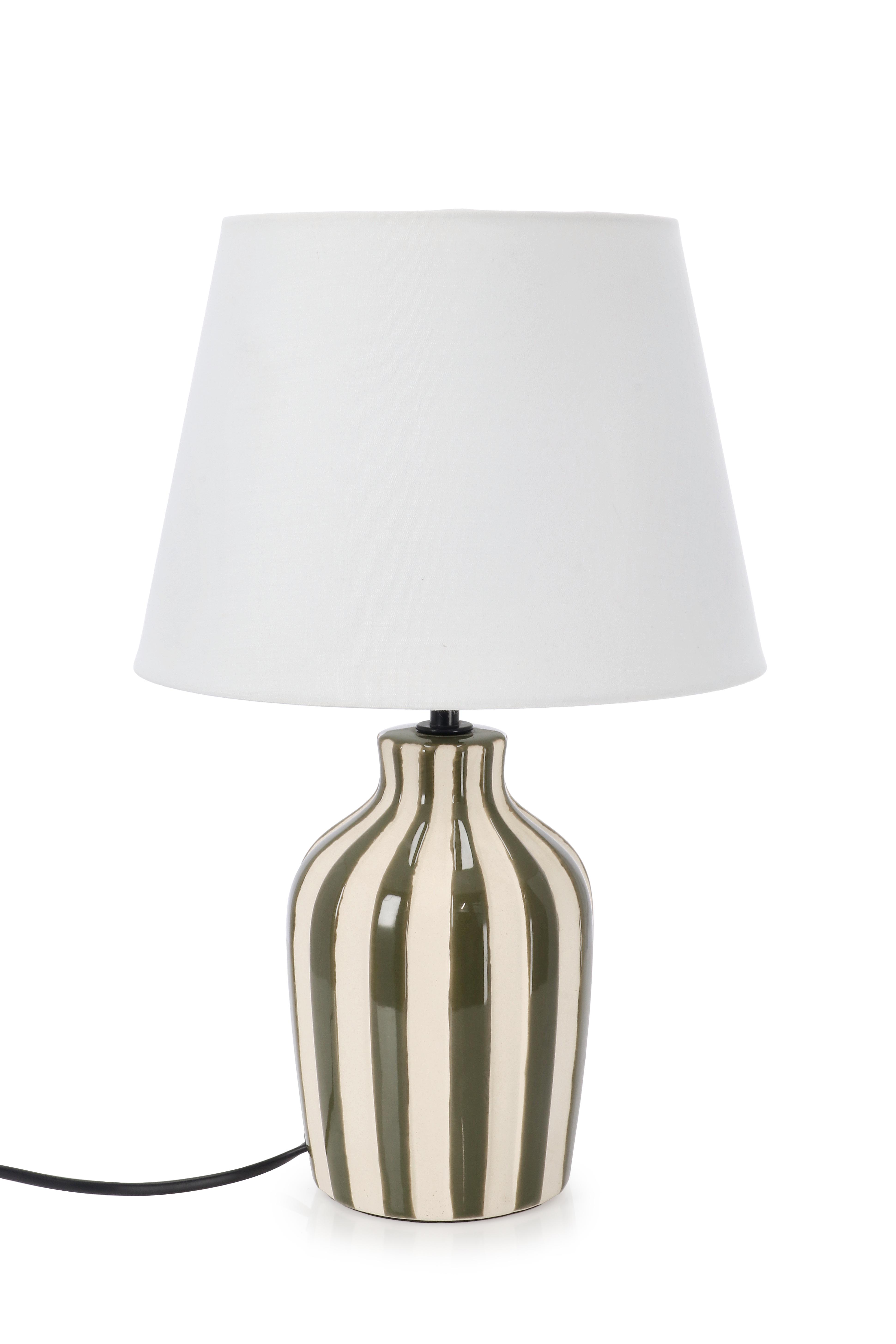 LAMPADA TAV. FALYN RIGHE VERDE H39