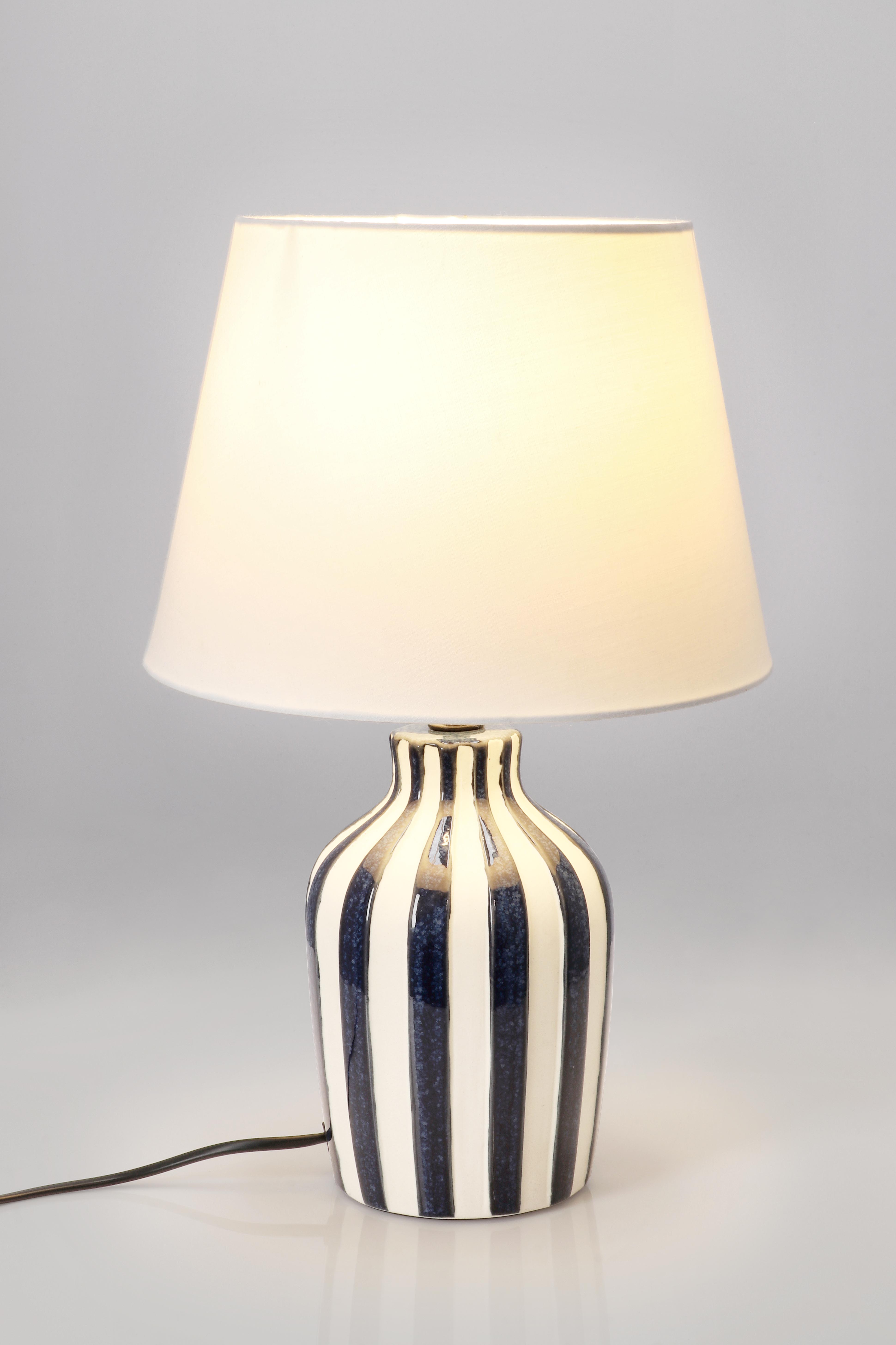 LAMPADA TAV. FALYN RIGHE BLU H39