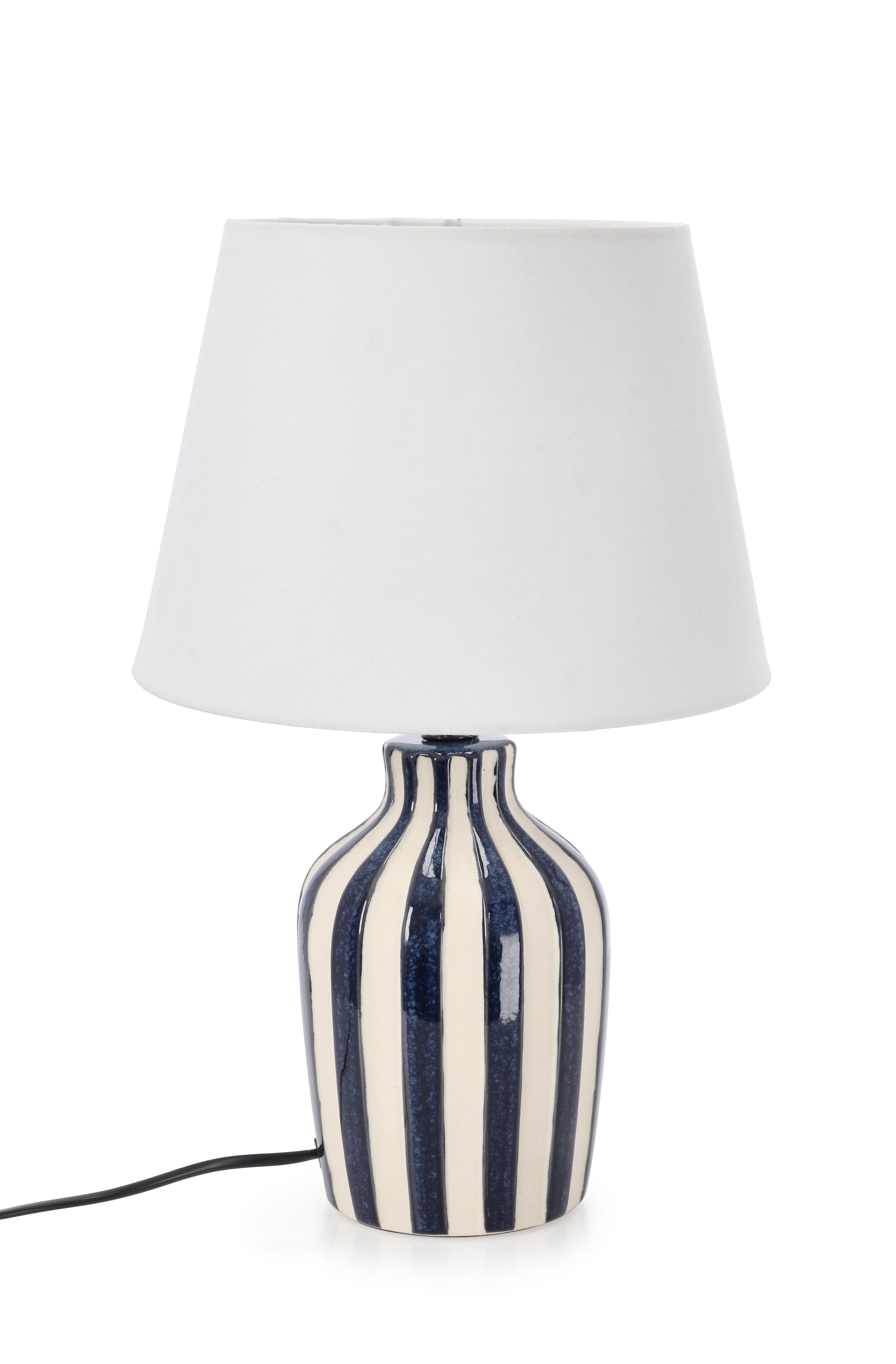 LAMPADA TAV. FALYN RIGHE BLU H39