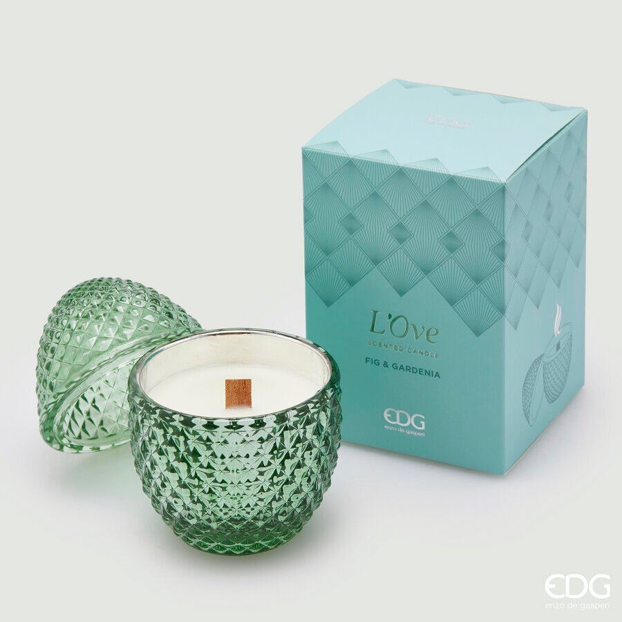 Candela uovo con profumo Fico & Gardenia H12