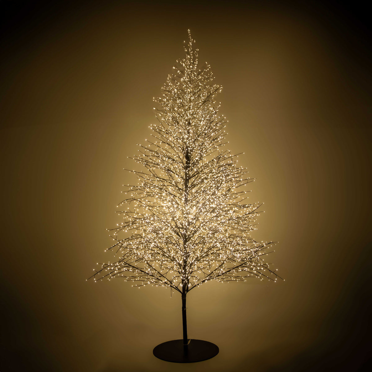 Albero Faggio con base 2690 microled H 210 cm Nero
