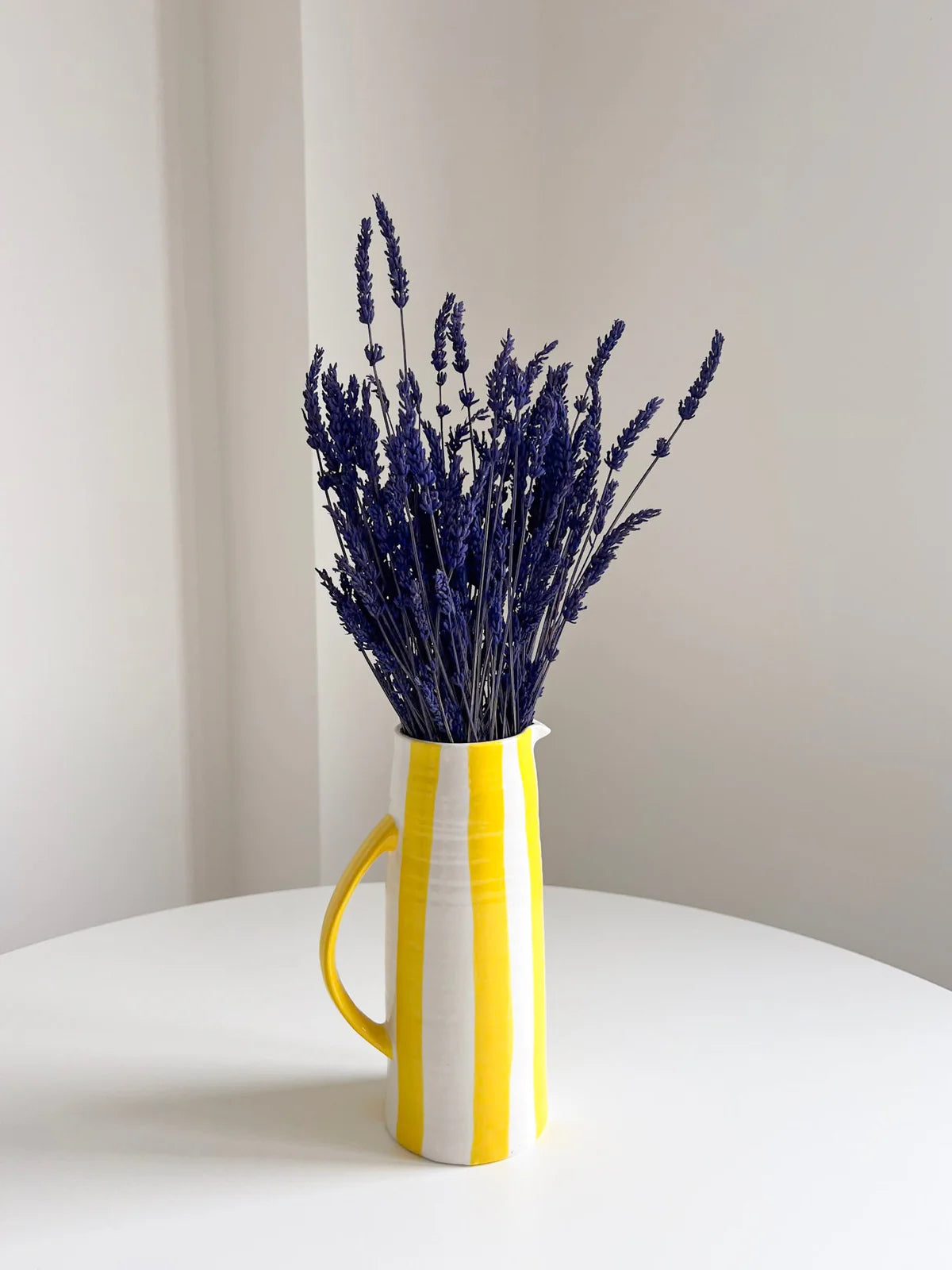 VASO JOLY CARAFFA BIANCO-BLU H27,5